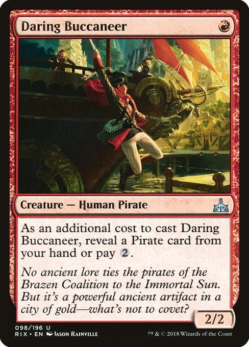 Daring Buccaneer 2018 Magic: The Gathering Rivals of Ixalan