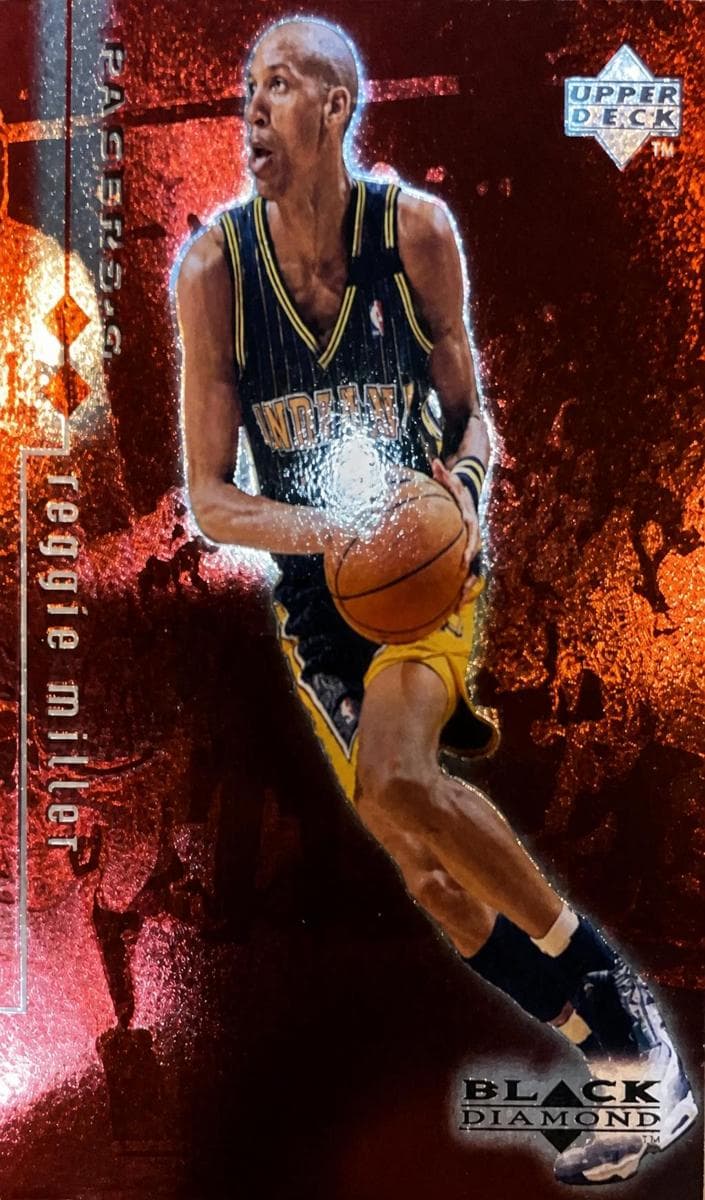 Reggie Miller 1998 upper-deck Black Diamond