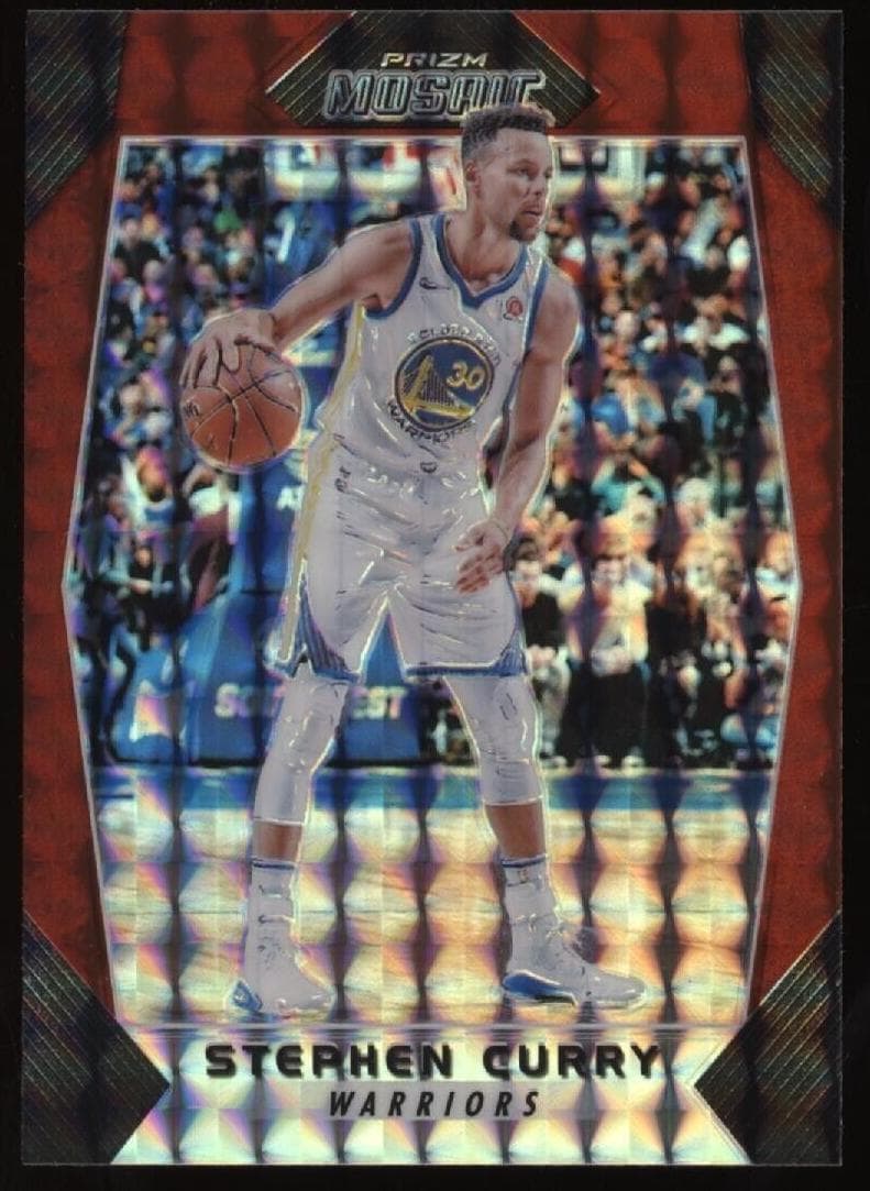 Stephen Curry 2017 panini Prizm Mosaic