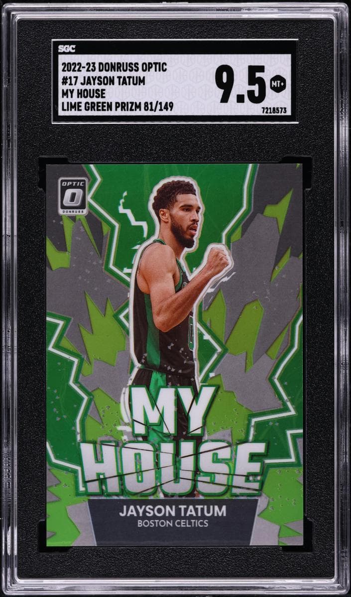 Jayson Tatum 2022 panini Donruss Optic
