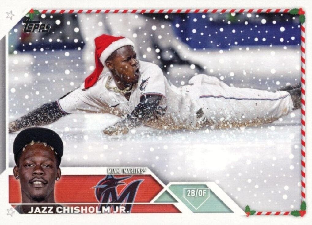 Jazz Chisholm Jr. 2023 topps Topps Holiday