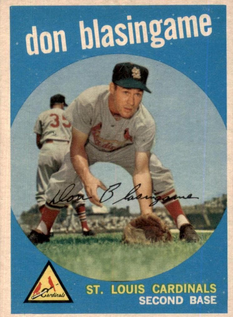 Don Blasingame 1959 topps Topps