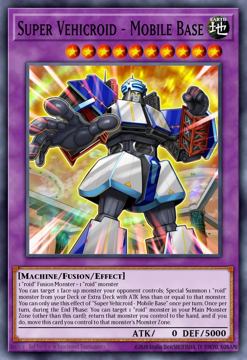 Super Vehicroid - Mobile Base 2017 Yu-Gi-Oh! Legendary Duelists