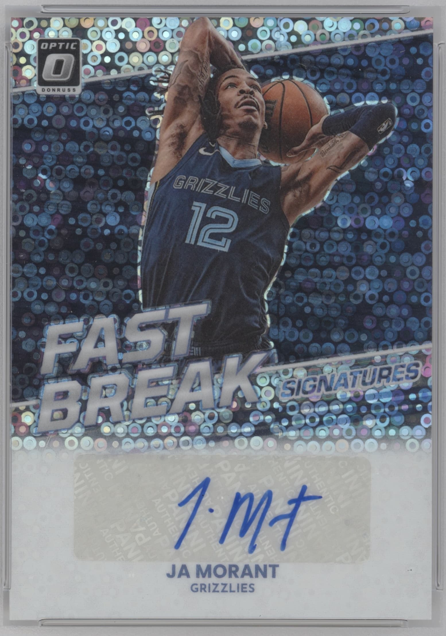 Ja Morant 2022 panini Donruss Optic