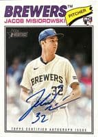 Jacob Misiorowski 2026 topps Topps Heritage Real One Autographs