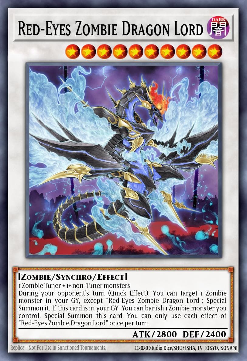 Red-Eyes Zombie Dragon Lord #DIFO-EN039