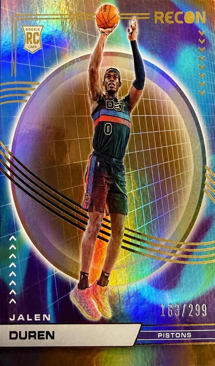 Jalen Duren 2022 panini Panini Recon