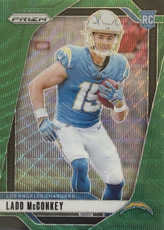 Ladd McConkey trading card