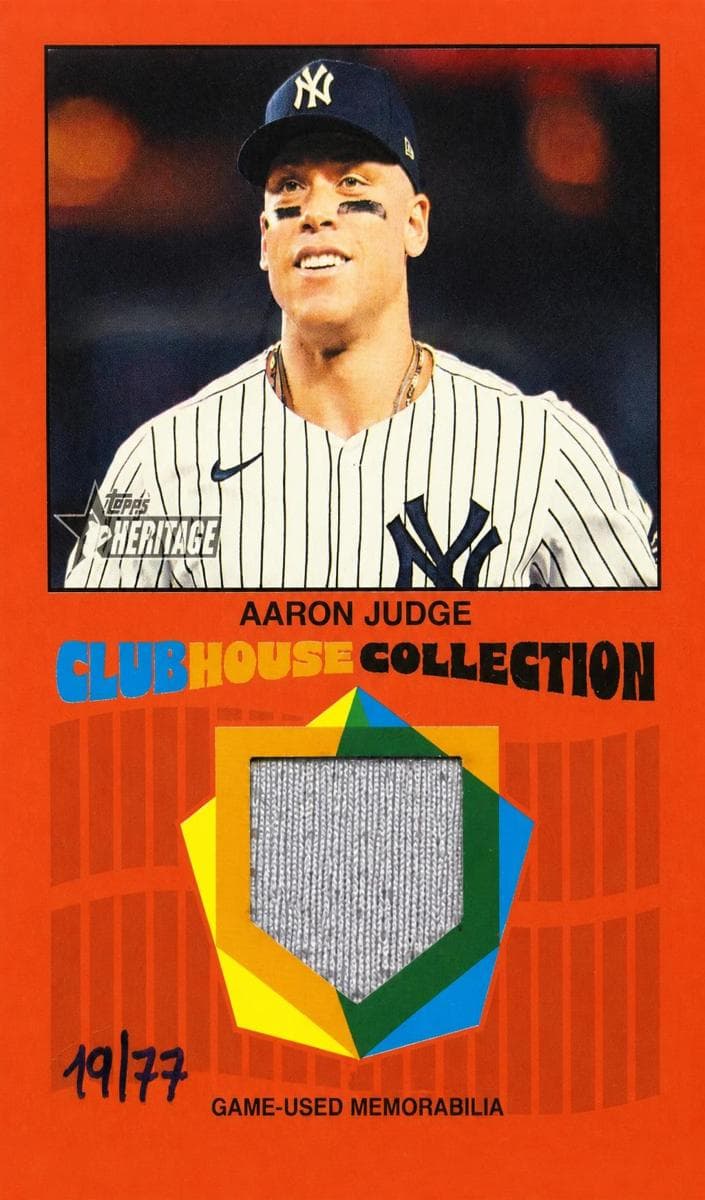 Aaron Judge 2026 topps Topps Heritage