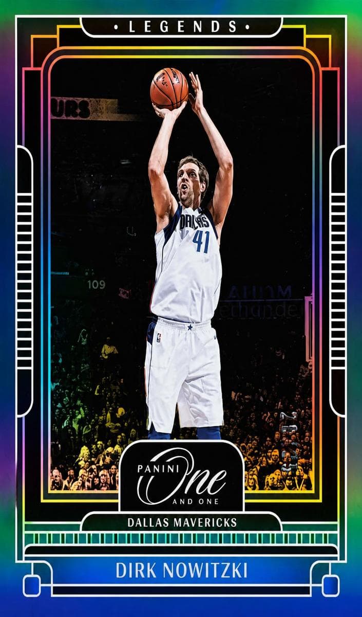 Dirk Nowitzki 2024 panini Panini One and One