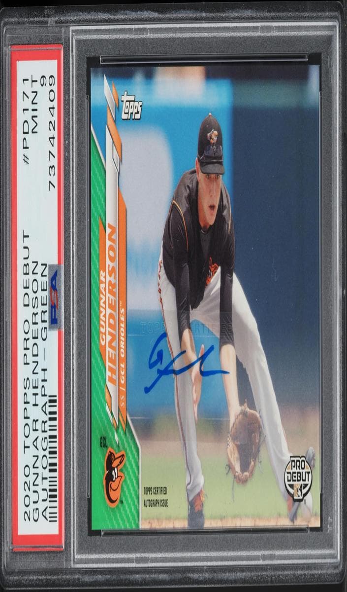Gunnar Henderson 2020 topps