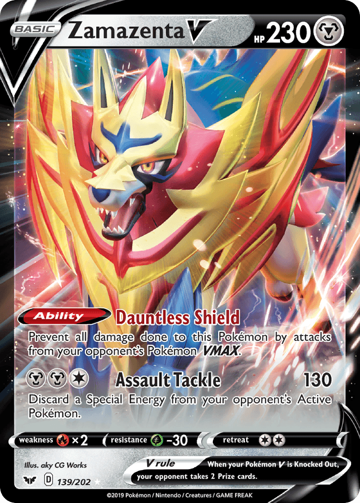 Zamazenta V 2020 Pokemon Sword & Shield Jumbo