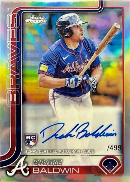 Drake Baldwin 2025 Chrome auto card
