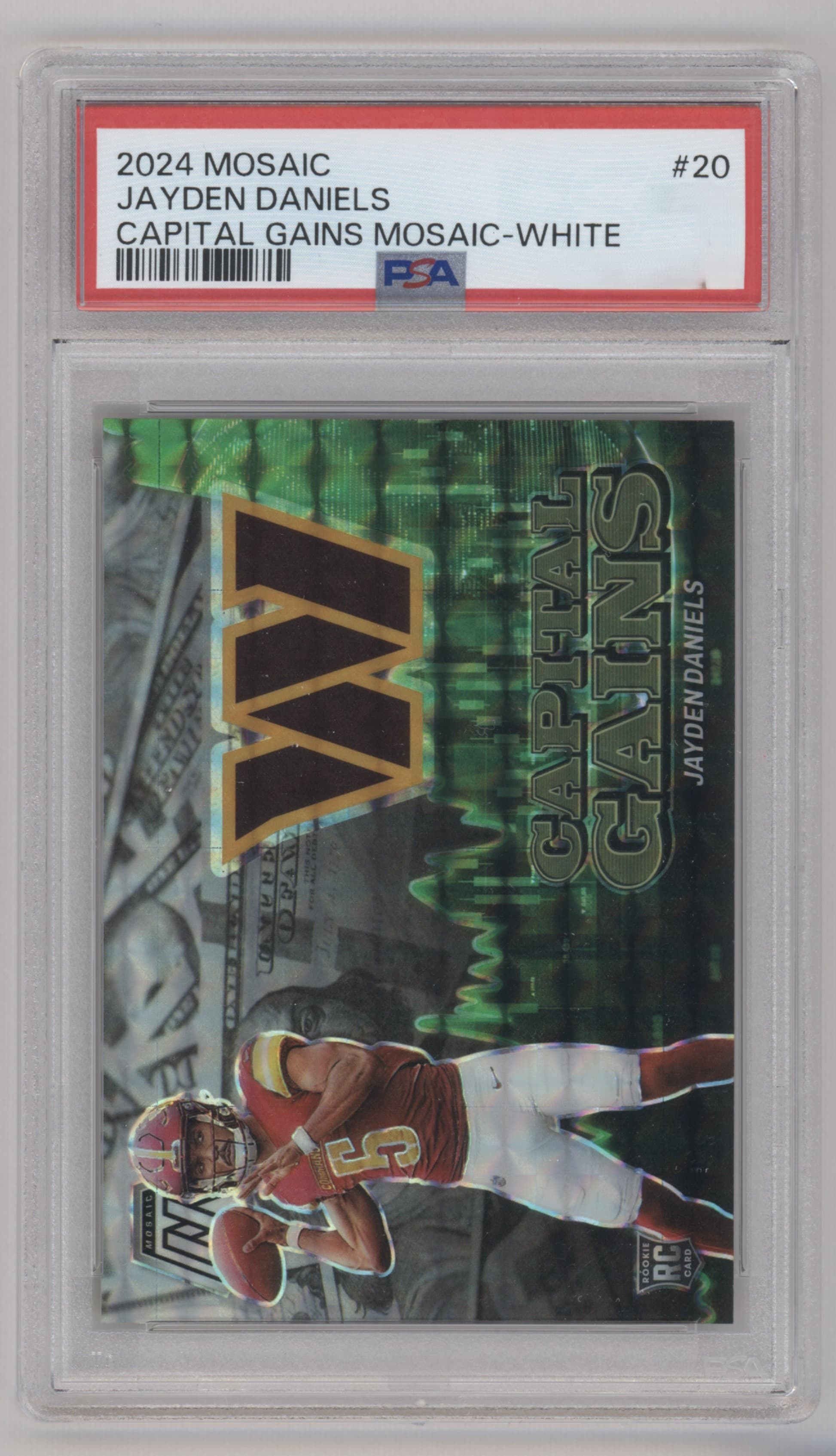 Jayden Daniels 2024 panini Mosaic