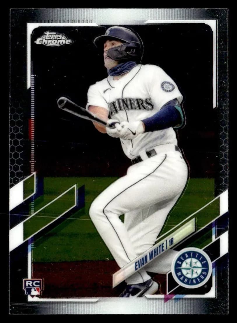 Evan White 2021 topps Topps Chrome