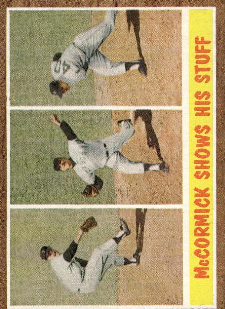 McCormick Shows His Stuff 1962 topps Topps