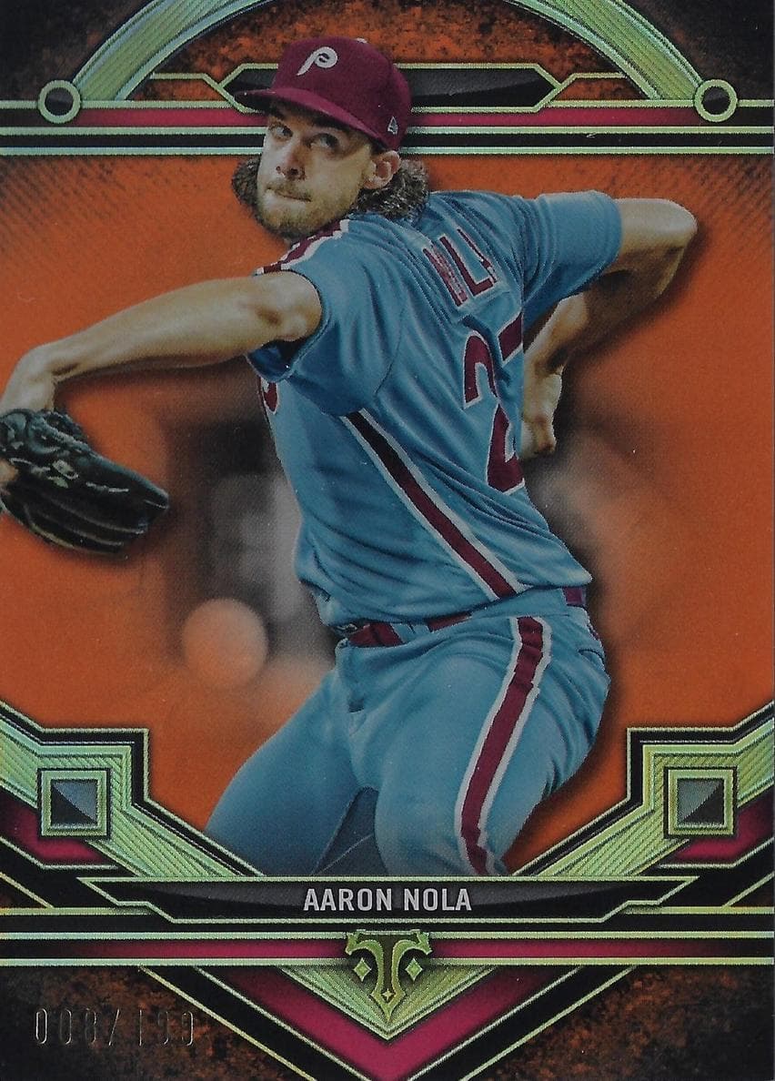Aaron Nola 2024 topps Topps Triple Threads