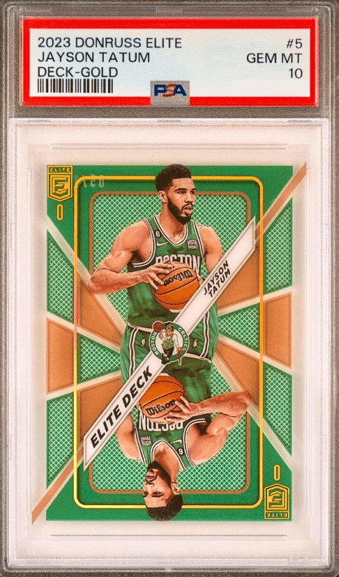 Jayson Tatum 2023 panini Donruss Elite