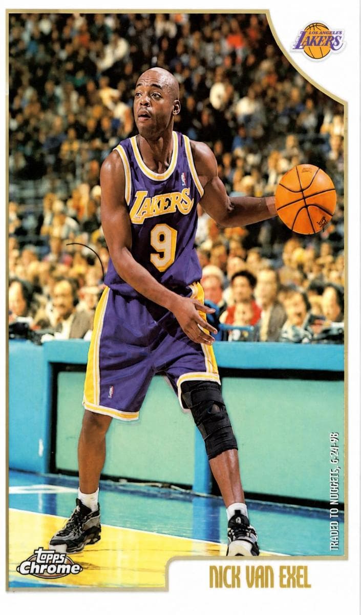 Nick Van Exel 1998 topps Topps Chrome