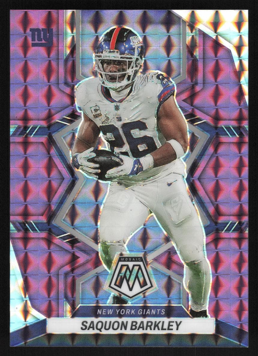 Saquon Barkley 2022 panini Panini Mosaic