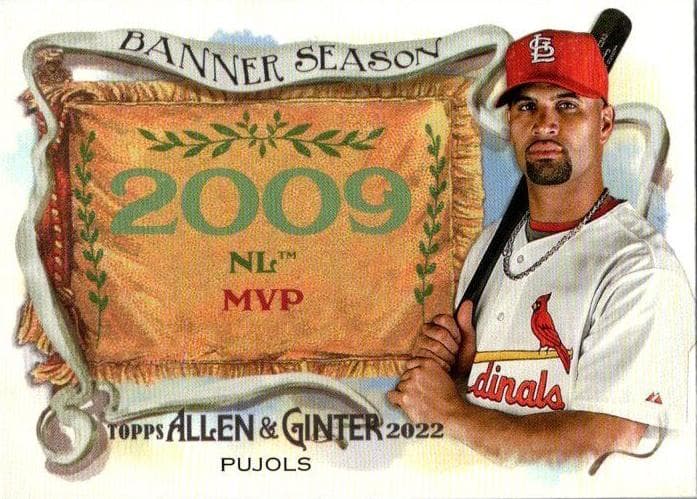 Albert Pujols 2022 topps Topps Allen & Ginter