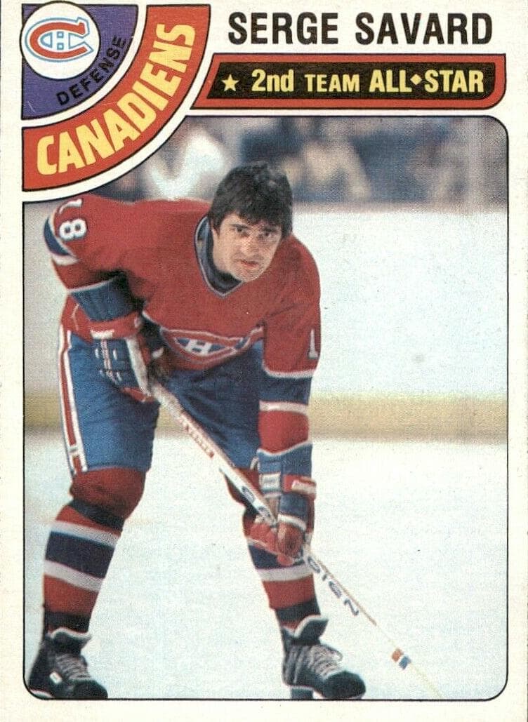 Serge Savard 1978 topps Topps
