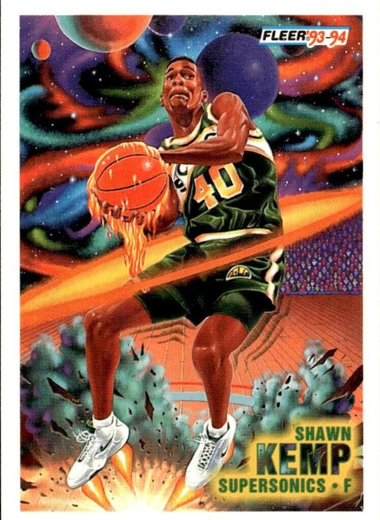 Shawn Kemp 1993 fleer Fleer