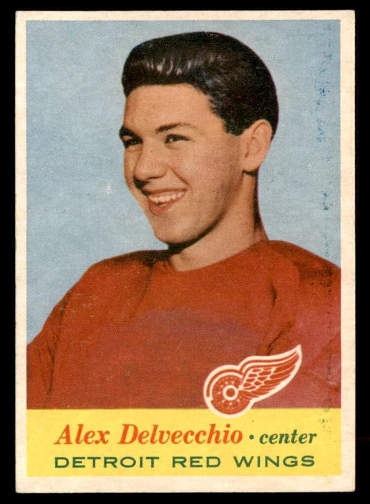 Alex Delvecchio 1957 topps Topps