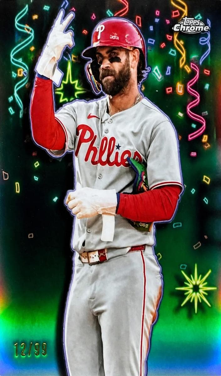 Bryce Harper 2025 topps Topps Chrome Update
