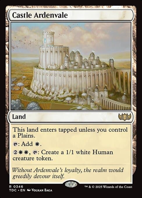 Castle Ardenvale 2022 Magic: The Gathering New Capenna Commander