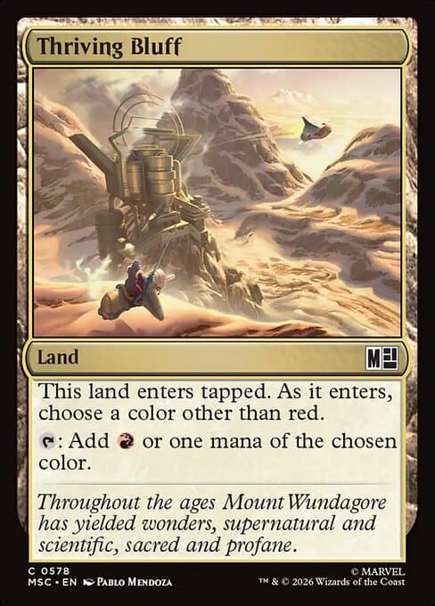 Thriving Bluff 2026 Magic: The Gathering Lorwyn Eclipsed Commander