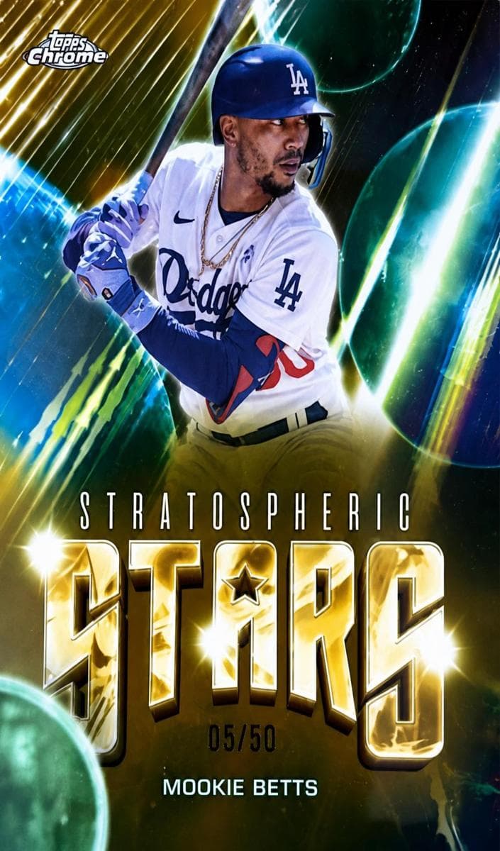 Mookie Betts 2024 topps Topps Chrome Update