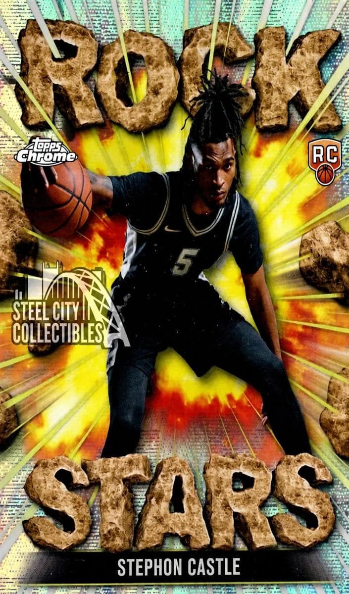 Stephon Castle 2024 topps Topps Chrome