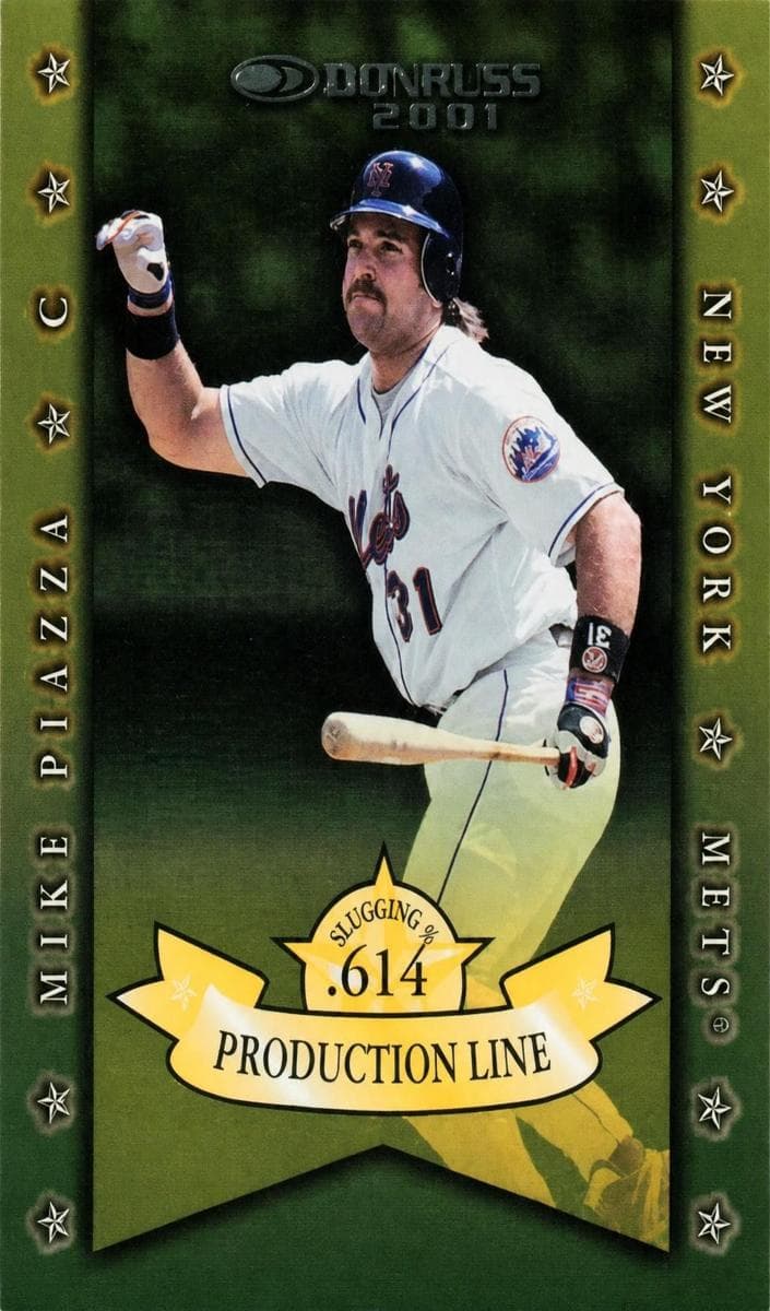 Mike Piazza 2001 panini Donruss