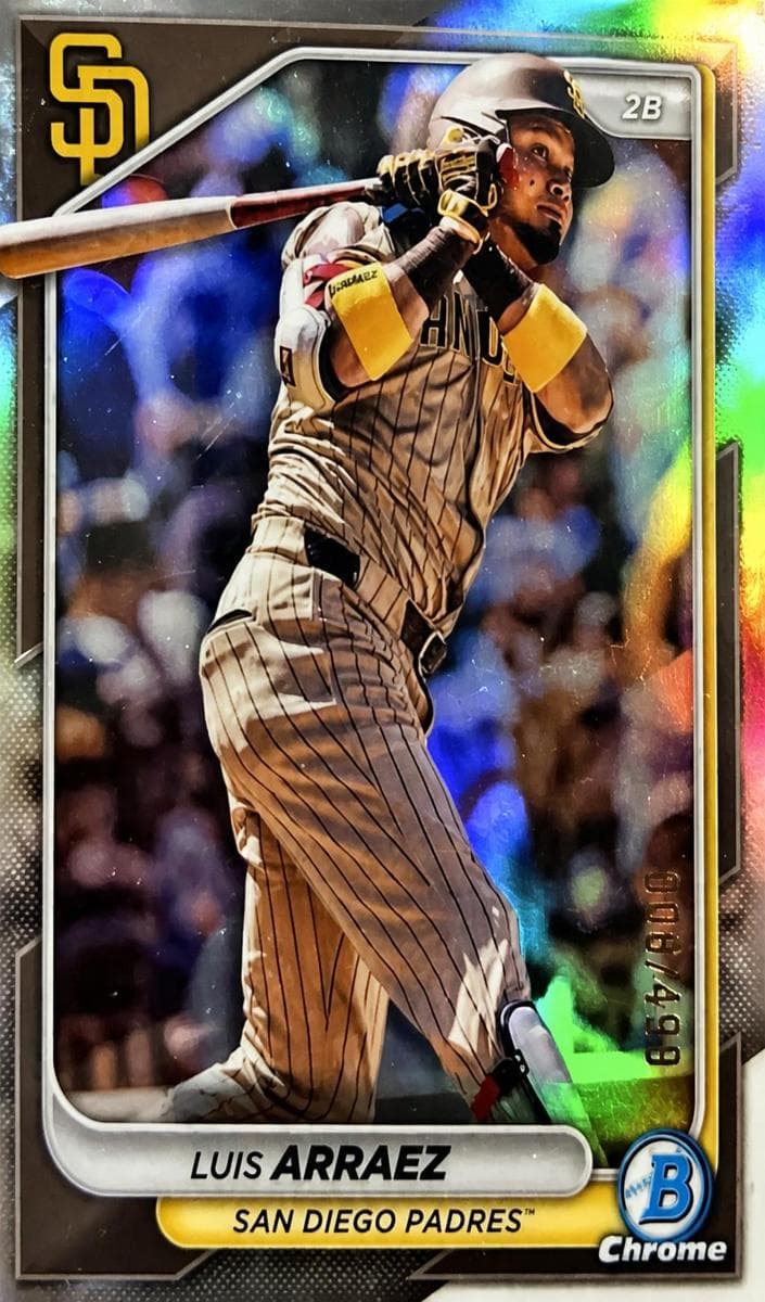 Luis Arraez 2024 bowman Bowman Chrome