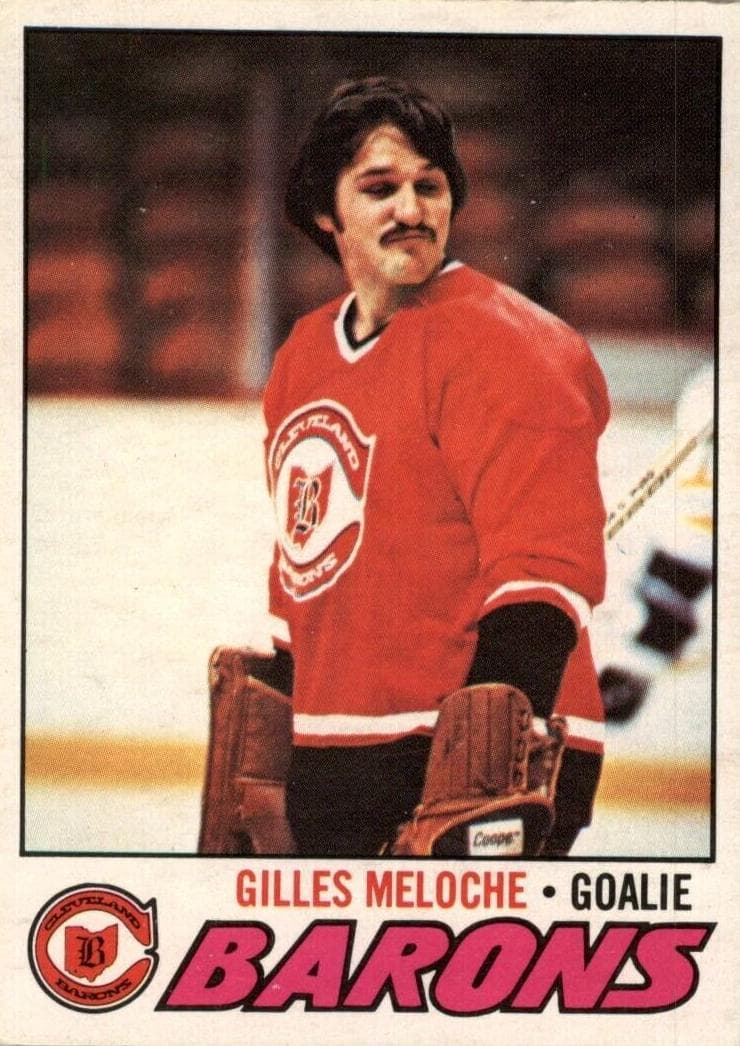 Gilles Meloche 1977 topps O-Pee-Chee
