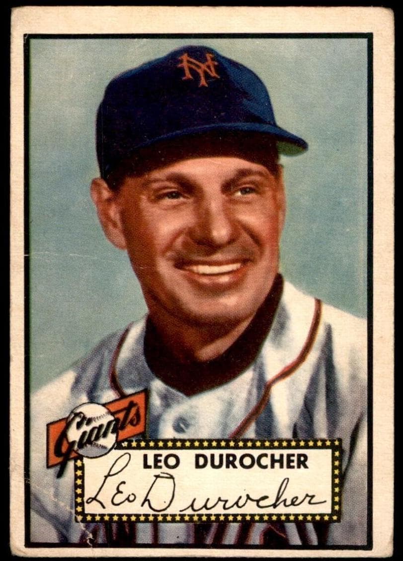 Leo Durocher 1952 topps Topps