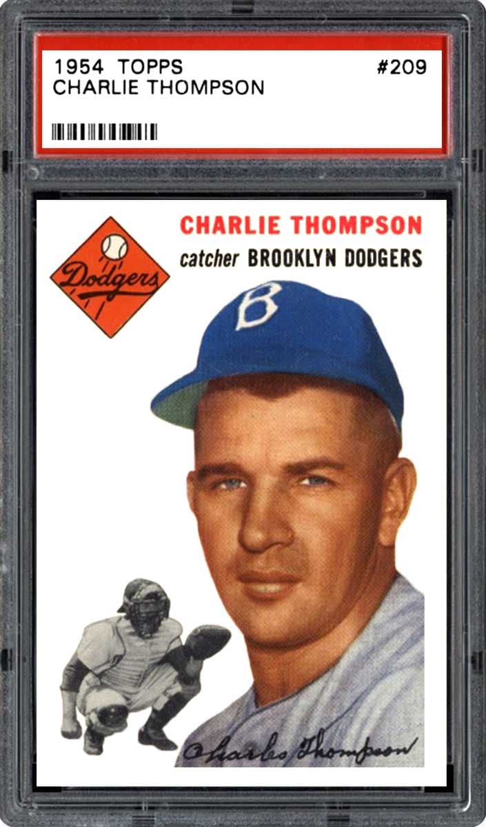 Charlie Thompson 1954 topps Topps