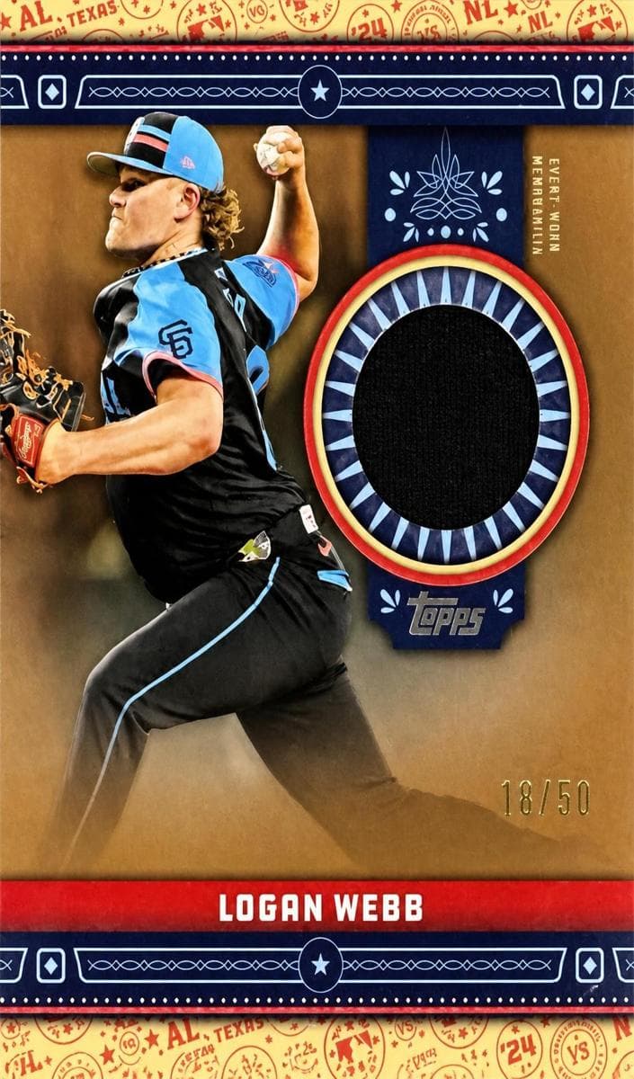 Logan Webb 2024 topps Topps Update