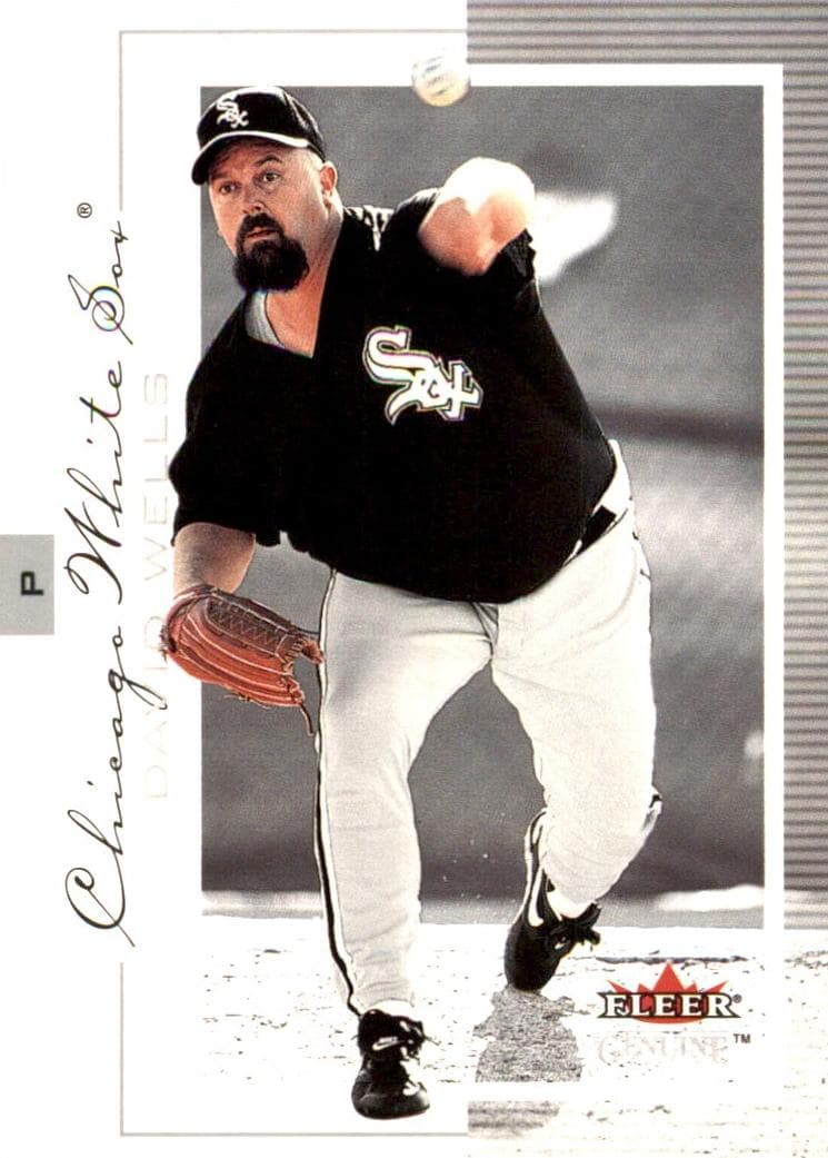 David Wells 2001 fleer