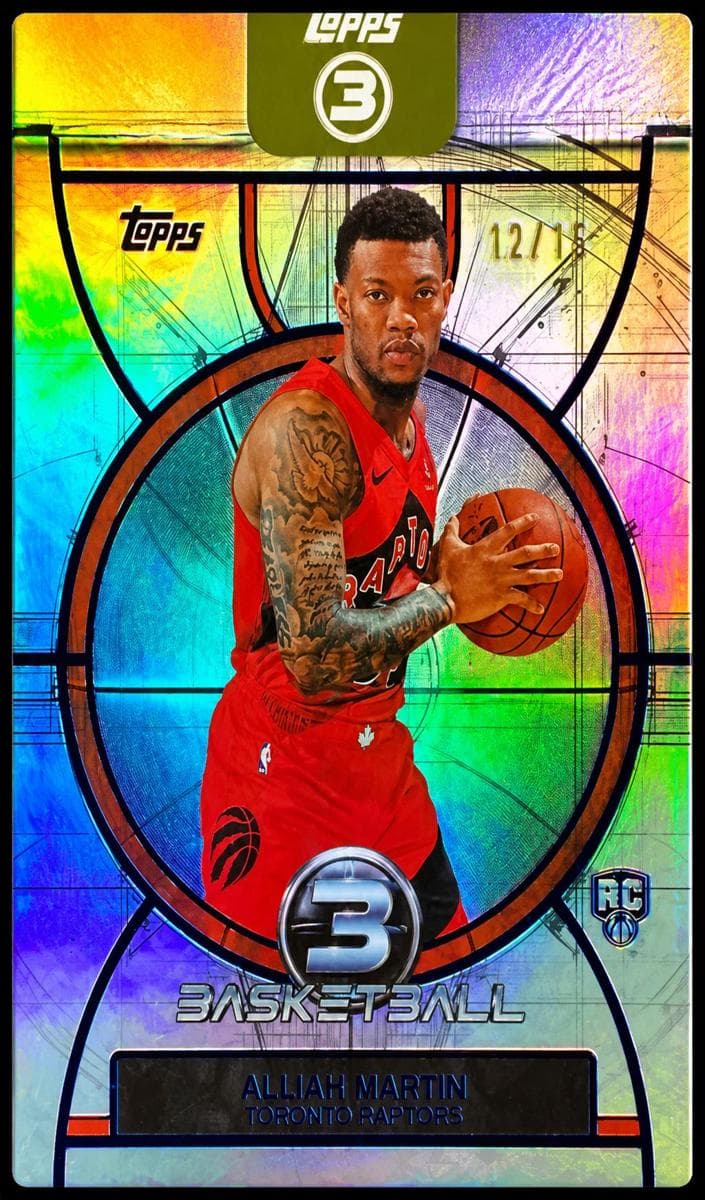 Alijah Martin trading card
