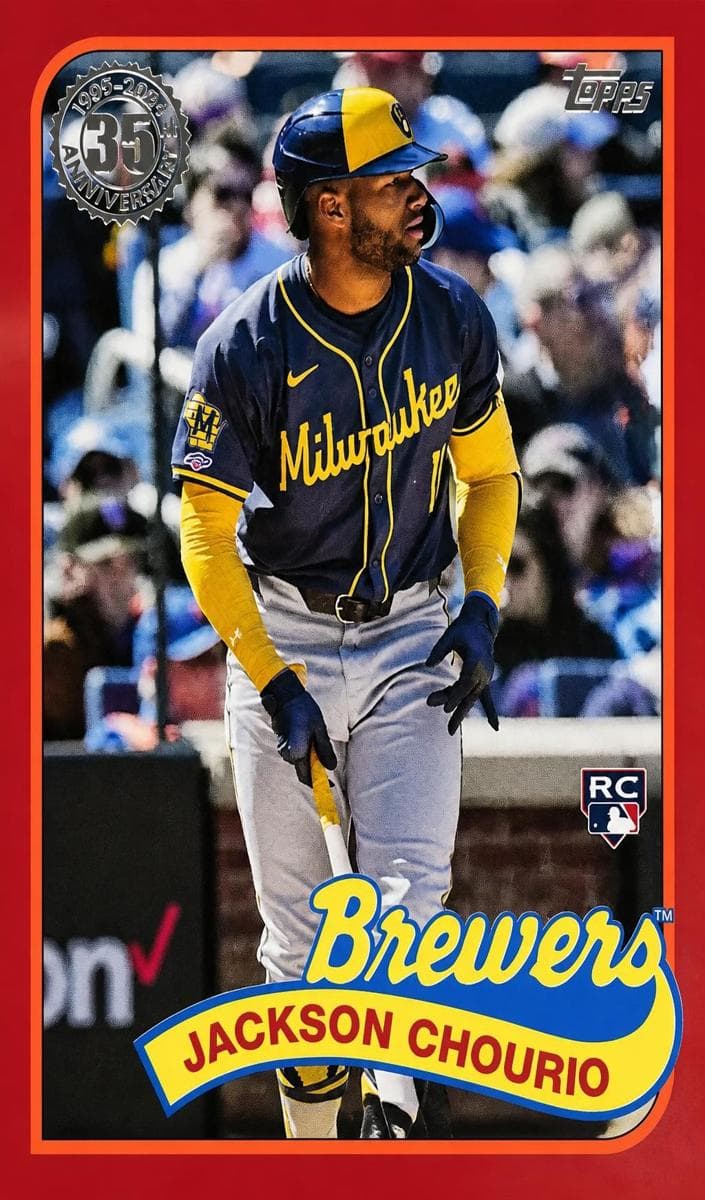 Jackson Chourio 2024 topps Topps Update