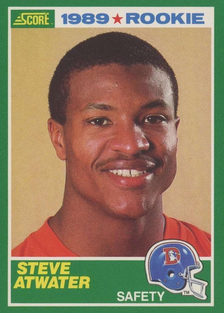 Steve Atwater trading card