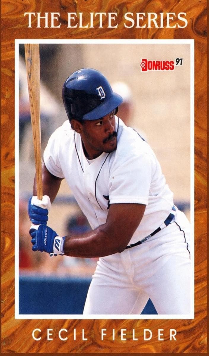 Cecil Fielder 1991 panini Donruss