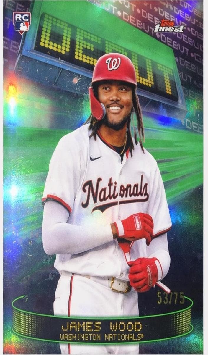 James Wood 2025 topps Topps Finest