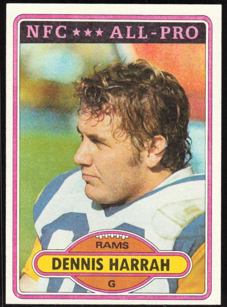 Dennis Harrah 1980 topps Topps
