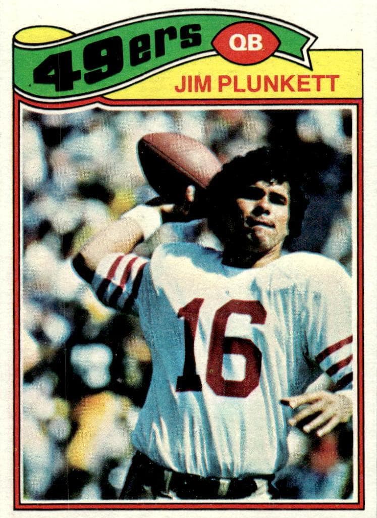 Jim Plunkett 1977 topps Topps
