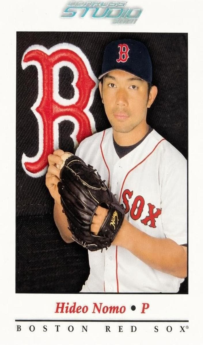 Hideo Nomo 2001 panini Donruss Studio