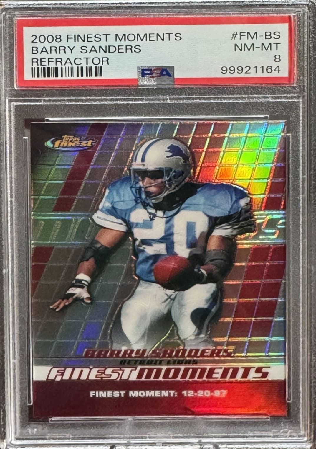 Football Barry Sanders 2008 Topps Finest