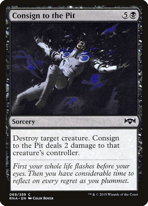 Consign to the Pit 2019 Magic: The Gathering Ravnica Allegiance